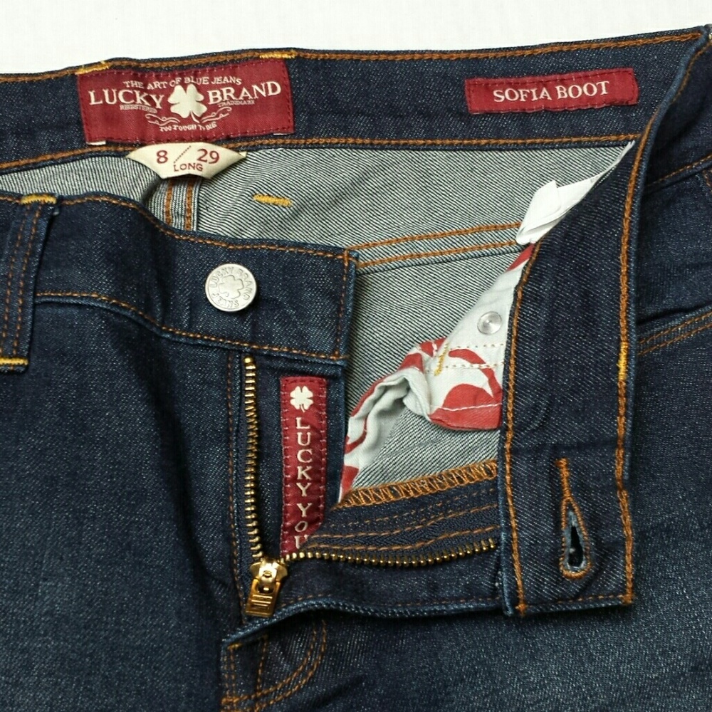 EUC Lucky Brand Sofia Boot Jeans Size 8/29 Long - Picture 5 of 8